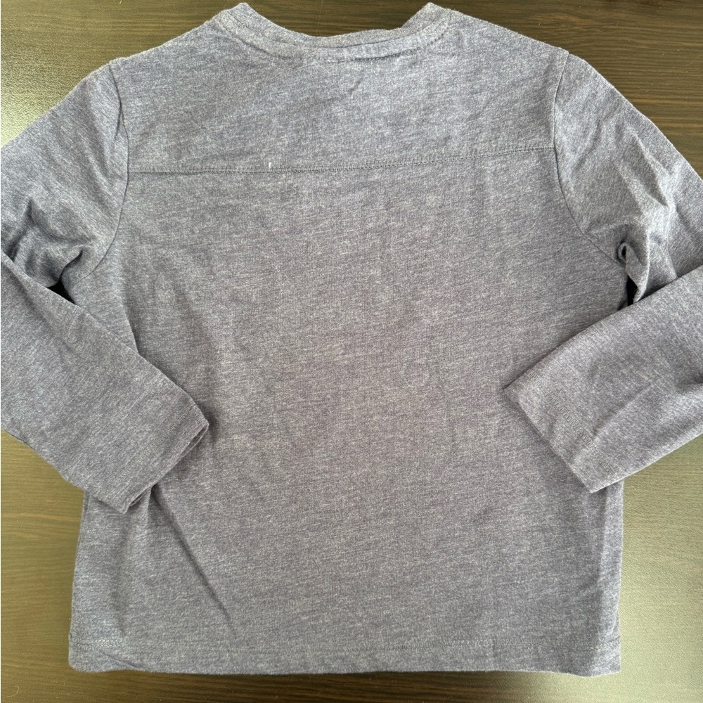 Zara Boys Navy Long Sleeve Shirt - Picture 5 of 5